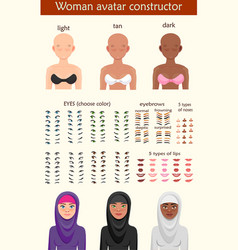 Girl Avatar Designer Character Creator Muslim