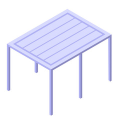 Outdoor Pergola Icon Isometric House