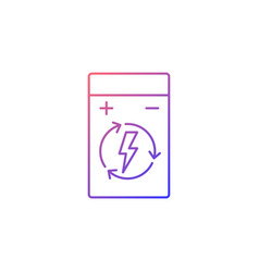 Rechargeable Lithium Polymer Battery Gradient