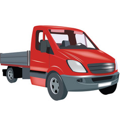 Red Short Wheelbase Van For Industry