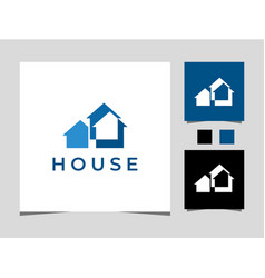 3 House Simple Home Real Estate Logo Icon