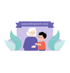 Happy Grandparents Day Elderly Background