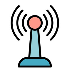 Radio Tower Fraud Icon Flat