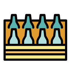 Beer Box Icon Flat