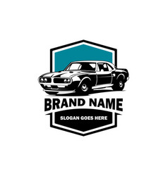 Classic Car Logo Circle Emblem