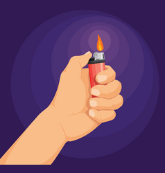 Hand Hold Lighter Smoker Arm Holding Lighters