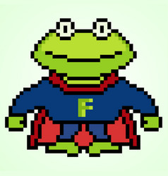 Pixel Art Frog Character