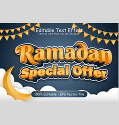 Ramadan Special Offer Editable Text Effect 3