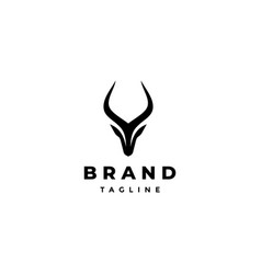 Strong Antelope Head Logo Design