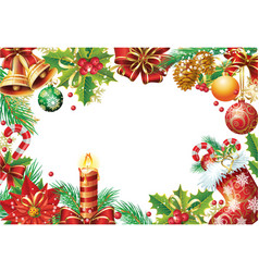 Winter Holiday Christmas Frame