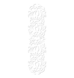 Paper Cut Lace Vertical Border Elegant Strip