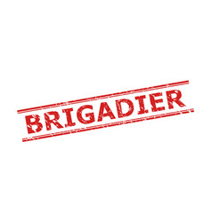 Brigadier Stamp With Unclean Style And Double