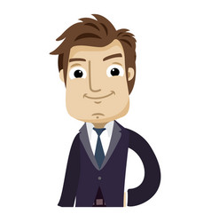 Business Executive Cartoon Character