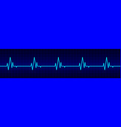 Line Heartbeat Ecg Or Ekg Cardiogram On Monitor