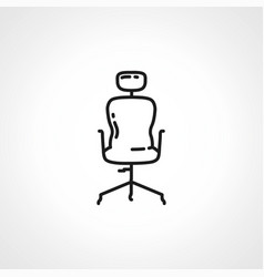 Office Chair Line Icon Chair Outline Icon