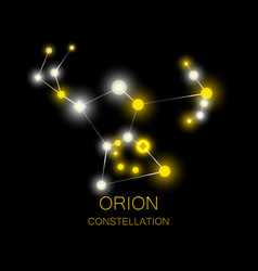 Orion Constellation Bright Yellow Stars