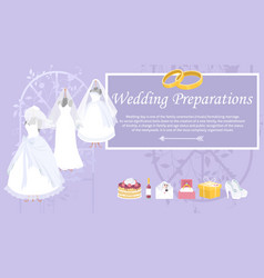 Wedding Preparations Web Banner