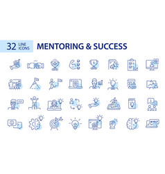 Set Of 32 Mentoring Coaching And Success