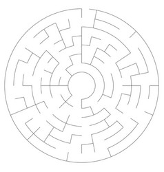 Solvable Circle Circular Maze Labyrinth Puzzle