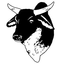 Bull Head Face Logo Head Healthy Ferocious