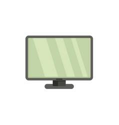 Digital Monitor Icon Flat Computer Display