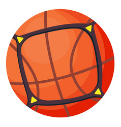 Basketball Training Ball Icon Cartoon