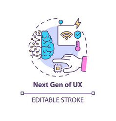 Next Gen Of Ux Concept Icon