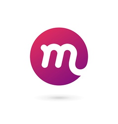 Letter m mosaic logo icon design template elements