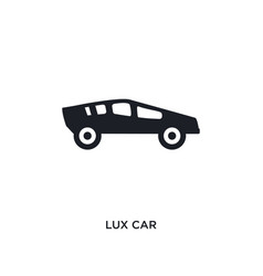 Lux Car Isolated Icon Simple Element From Luxury