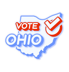 Presidential Vote In Ohio Usa 2020 State Map