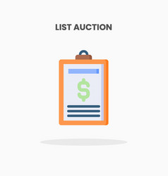 List Auction Flat Icon