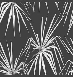 Nature Seamless Pattern Fun Palm Leaf