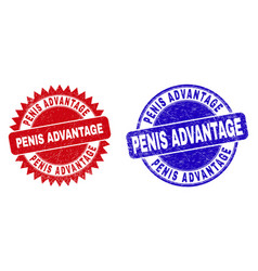 Penis Advantage Round And Rosette Stamps