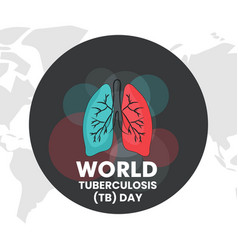 World Tuberculosis Tb Day Banner Design Poster