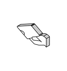 Phone Holding For Watching Video Isometric Icon