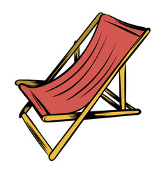 Beach Bed Vector Images Over 1 700 Wooden Beach Chaise Icon Cartoon Vector