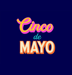 Cinco De Mayo Colorful Fun Design Mexican Fiesta