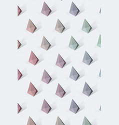 Colorful Paper Craft Diamond Shape Patterned