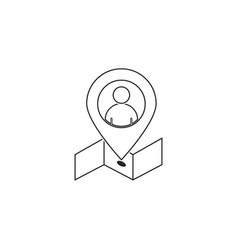 Placement Icon Or Gathering Point