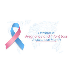 Pregnancy And Infant Loss Awareness Month Concept