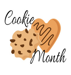 Cookie Month Idea For A Poster Banner Or Menu