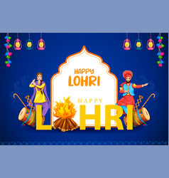 Happy Lohri Holiday Background For Punjabi