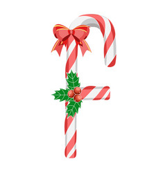 Letter F Festive Font