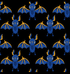 Pattern With A Cute Bat