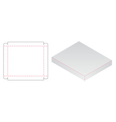 Box Packaging Die Cut Template Design 3d Mock-up