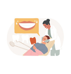 Dental Esthetic Clinic Isolated Concept