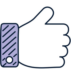 Purple Thumb Up