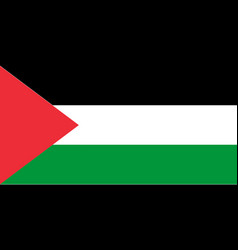 Flag Of Palestine Icon Eps10