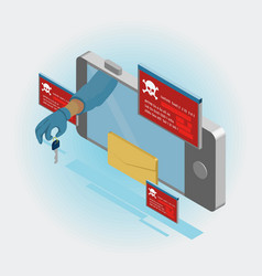 Isometric Cyber Fraud Design