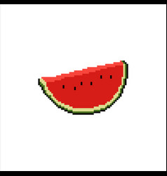 Pixel Art With Watermelon